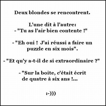 La blonde