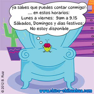 Pulga© cuentas conmigo. Horarios de atención...etc., etc