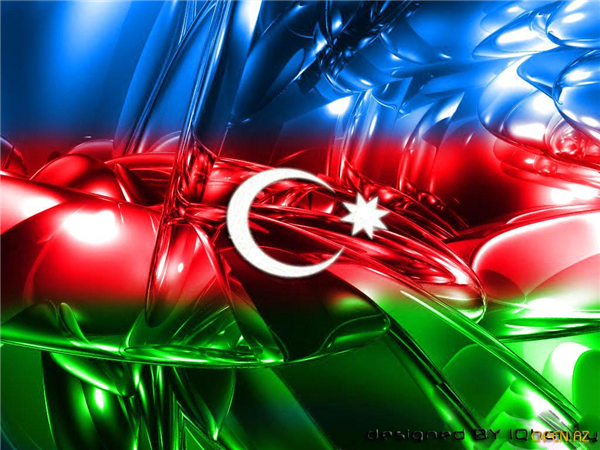 Azerbaijan Flag