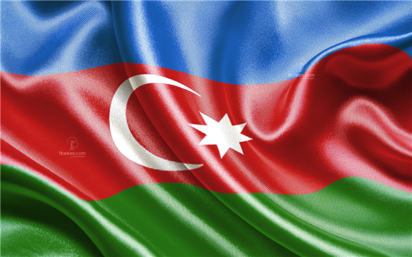 Azerbaijan Flag