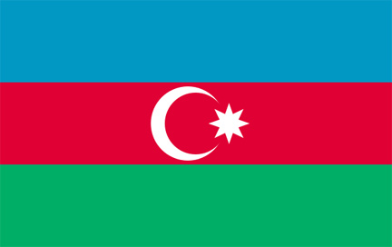 Azerbaijan Flag