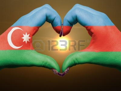 Azerbaijan Flag