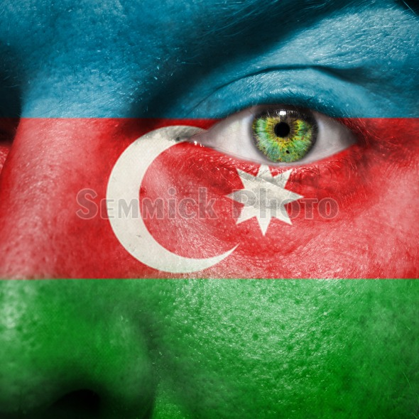 Azerbaijan Flag
