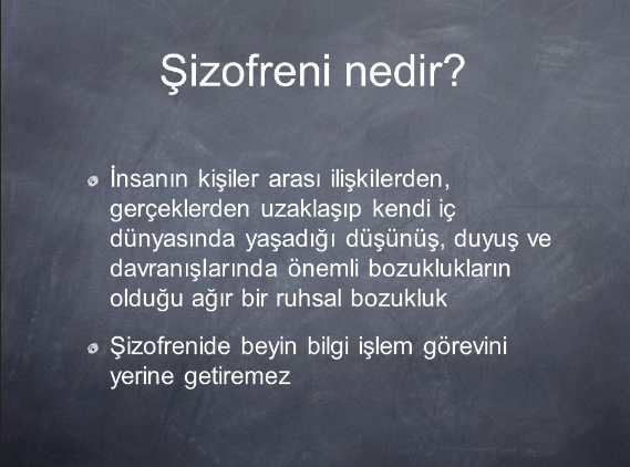 Şizofren Misin?