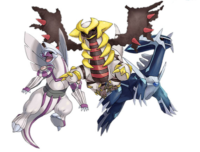 Dialga , Palkia , Giratina