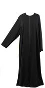 Black Zip Abaya