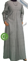 Grey Maternity Abaya