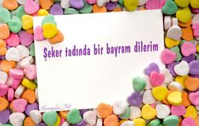 ŞEKER TADINDA BİR BAYRAM DİLERİZ