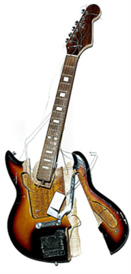 Guitarra hecha mierda