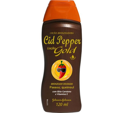 Bronzeador Cid Pepper (este queima mesmo)