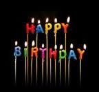 B Day Candle