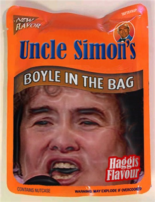 Susan Boyle In A Bag Rice