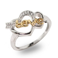 Cupids Sterling Silver Love Ring