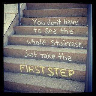 The first step