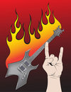 Fire Guitar