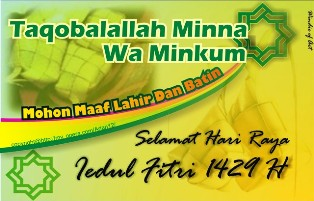 Ucapan Selamat Idul Fitri