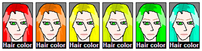 Very old hair colors