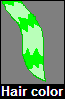 Lime hair color