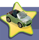 green hybrid car
