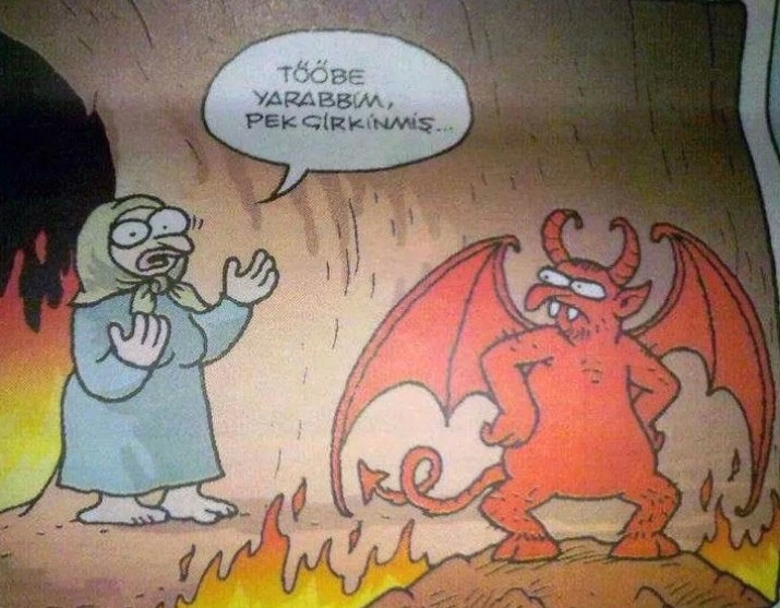 Melek Misin, (Tövbe Tövbe) Şeyta