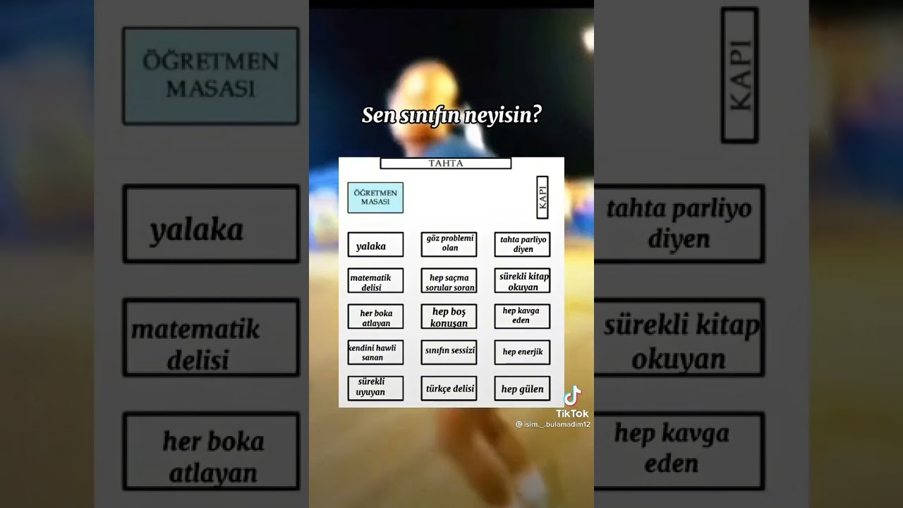 Sınıfın Neyisin? 