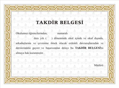 Taktirmi?Sktrnamemi?