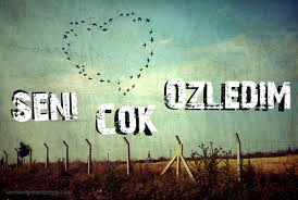 Seni çok özledim