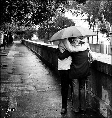 walk in the rain