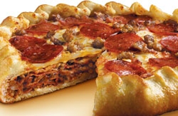 double decker pizza