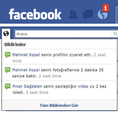 Profilinize Bakanları Gör